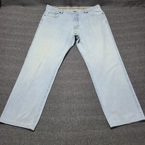 Ermenegildo Zegna Mens Light Wash Denim Jeans 42 Made in Italy Casual